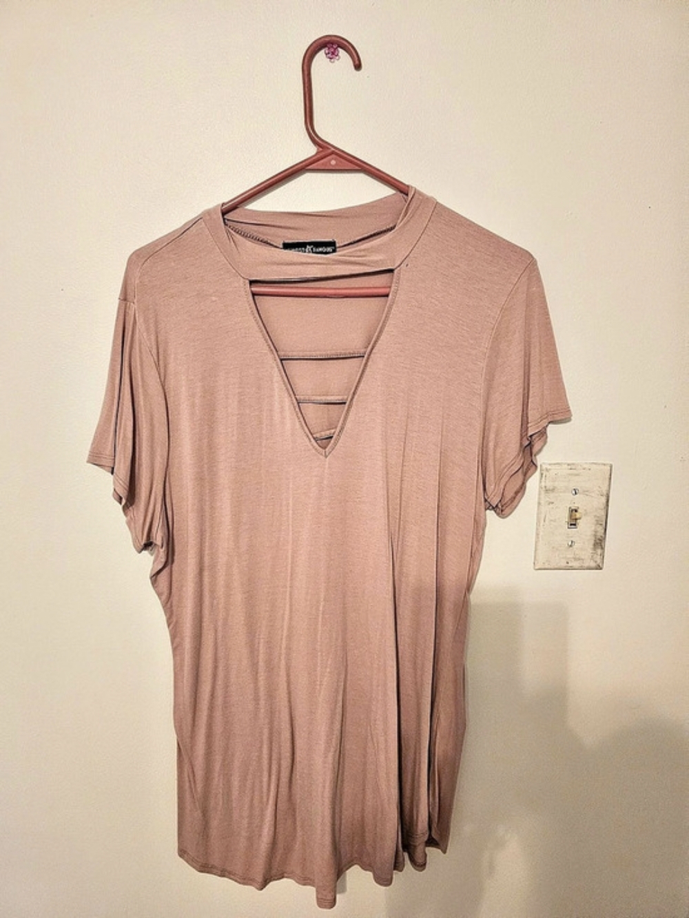 Almost Famous Pink Short Sleeve Tunic